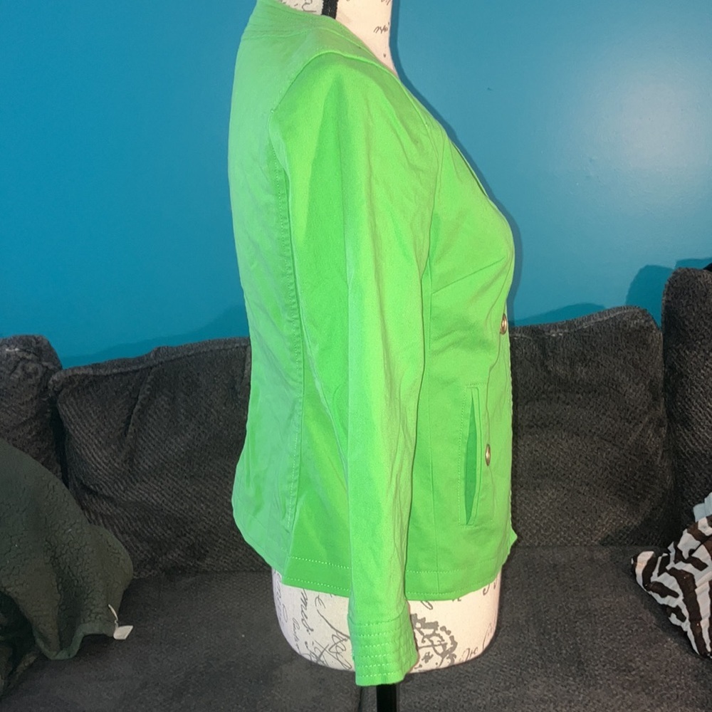 Talbots Single Button Jacket, 4 Petite - image 3